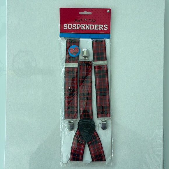 NWT Halloween Dress-up Geek Chic Suspenders - Picture 4 of 4
